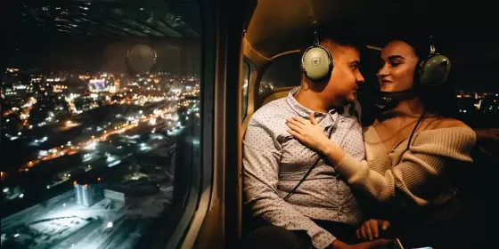 Нічний політ біля Львова